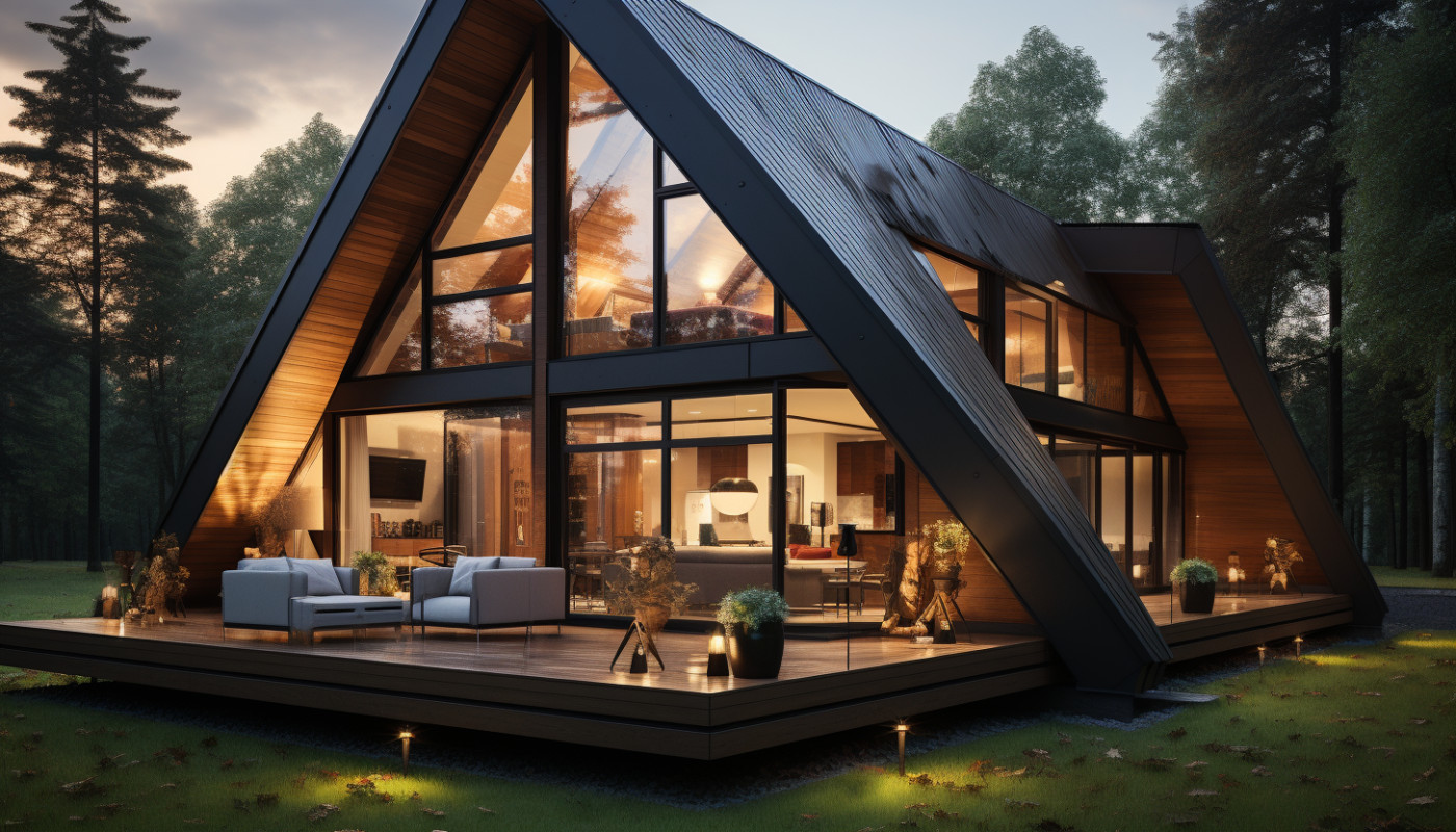 Autre - À quoi devrait ressembler la conception d'une maison moderne avec une forme simple ?
